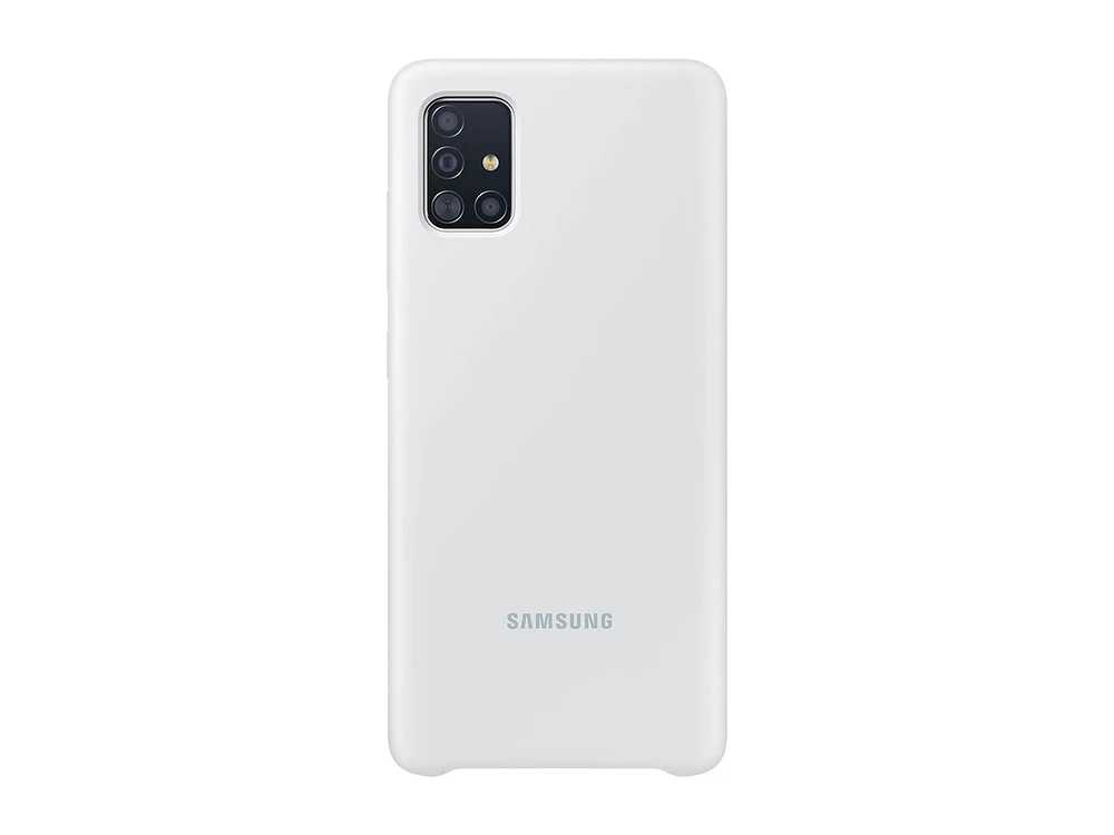 EF-PA515TWEGUS | Galaxy A51 LTE Silicone Cover, White | Samsung Business US