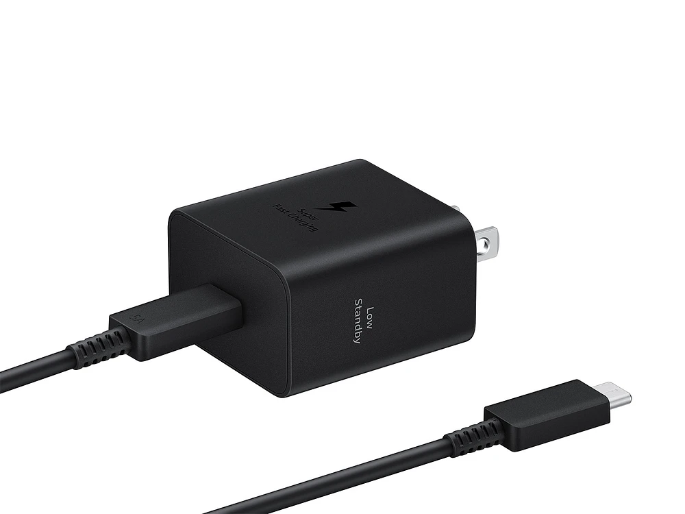 45W PD Power Adapter with 5A USB C Cable, Black Mobile Accessories - EP-T4511XBEGUS | Samsung US