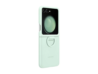 Galaxy Z Flip5 Silicone Case with Ring, Mint Mobile Accessories - EF-PF731TMEGUS | Samsung US