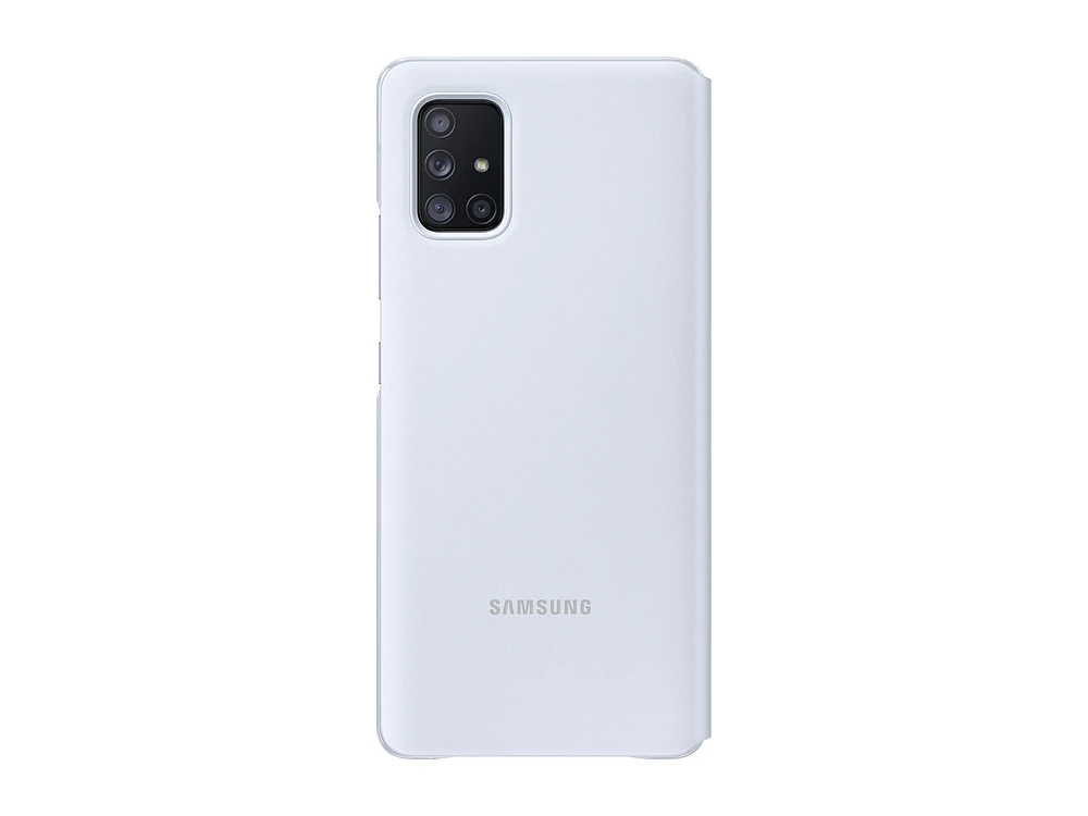 EF-EA716PWEGUS | Galaxy A71 5G S-View Wallet Cover, White | Samsung Business US