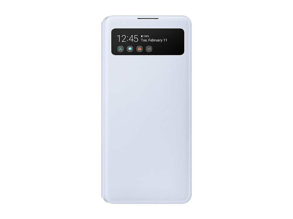 EF-EA716PWEGUS | Galaxy A71 5G S-View Wallet Cover, White | Samsung Business US