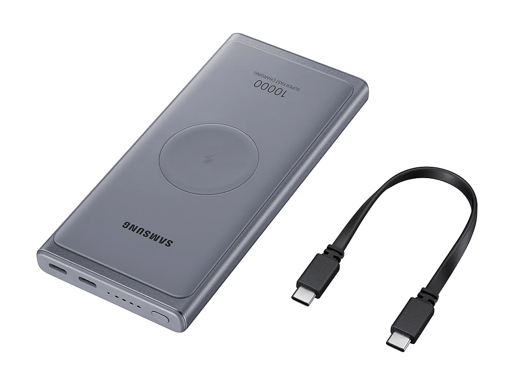 25W Wireless Portable Battery, Silver Mobile Accessories - EB-U3300XJEGUS | Samsung US