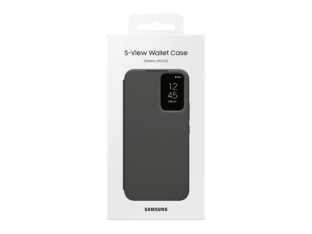 EF-ZA546CBEGUS | S-View Wallet Case for Galaxy A54 5G, Black | Samsung Business US