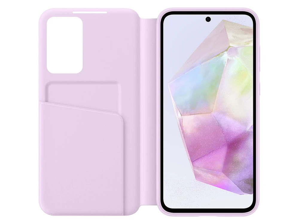 Galaxy A35 5G S-View Wallet Case, Lavender Mobile Accessories - EF-ZA356CVEGUS | Samsung US