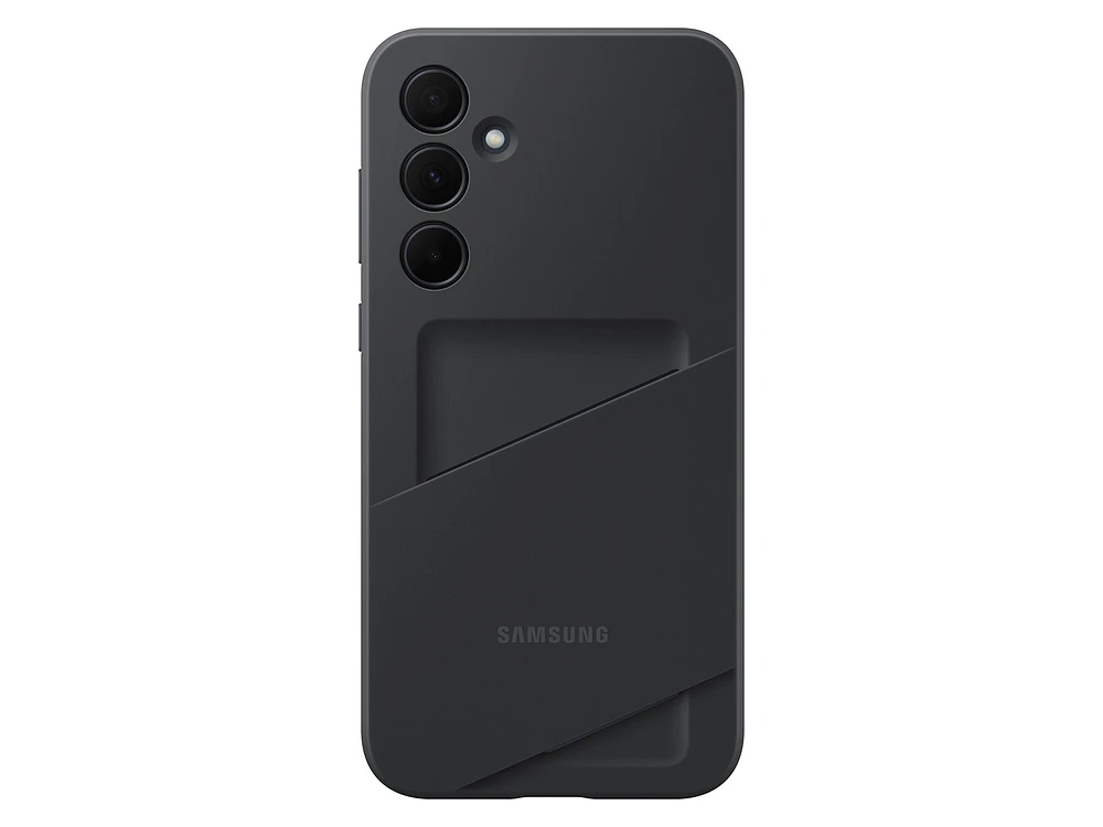 Galaxy A35 5G Silicone Card Slot Case, Black Mobile Accessories - EF-OA356TBEGUS | Samsung US