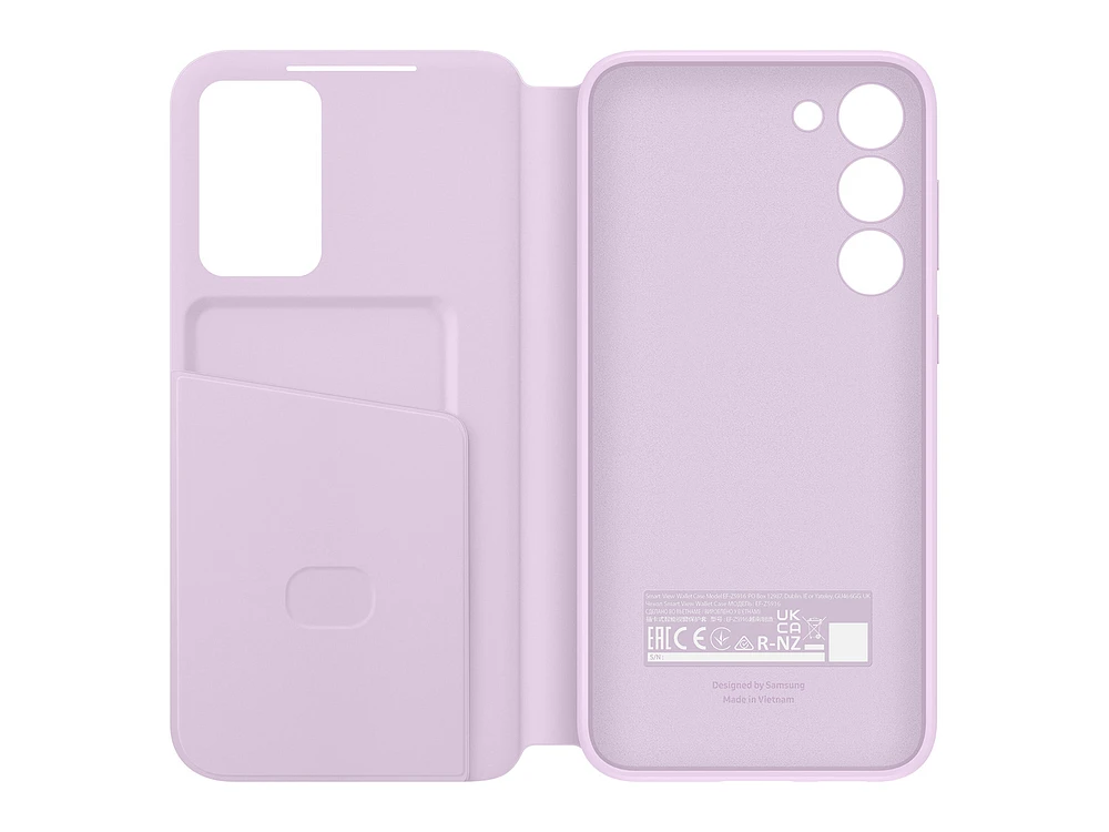 EF-ZS916CVEGUS | Galaxy S23+ S-View Wallet Case, Lavender | Samsung Business US