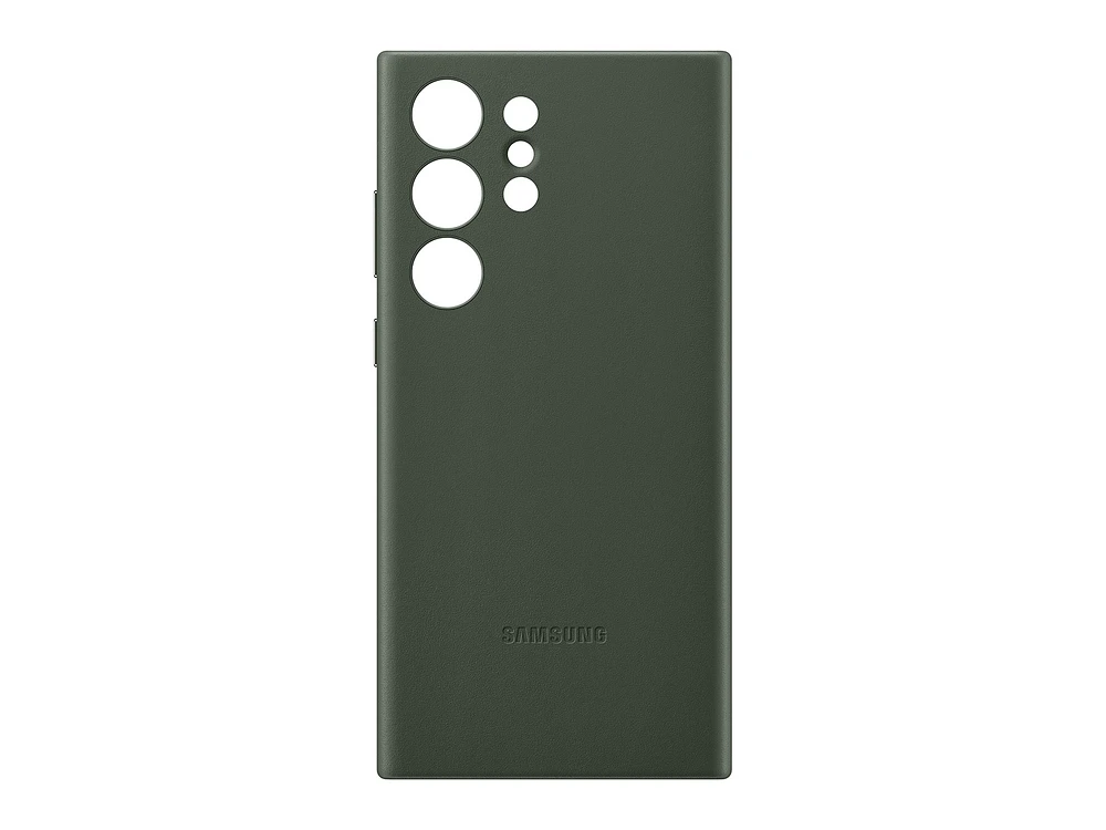 EF-VS918LGEGUS | Galaxy S23 Ultra Leather Case, Green | Samsung Business US