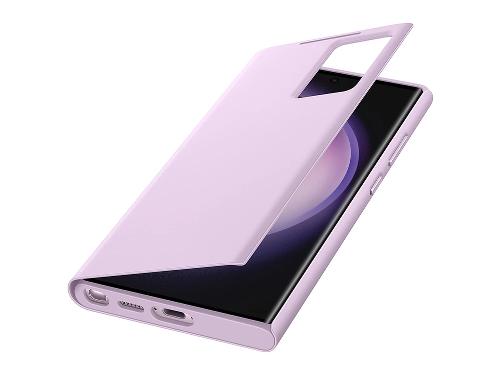 Galaxy S23 Ultra S-View Wallet Case, Lavender Mobile Accessories - EF-ZS918CVEGUS | Samsung US