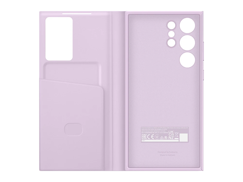 Galaxy S23 Ultra S-View Wallet Case, Lavender Mobile Accessories - EF-ZS918CVEGUS | Samsung US