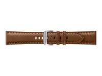 ET-SLR84LAEGUJ | Stitch Leather Band (22MM) Brown | Samsung Business US