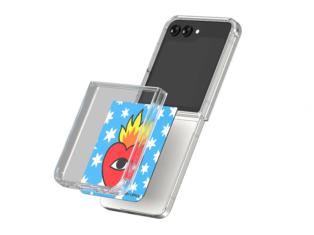 Artist Ricardo Cavolo Interactive Card for Galaxy Z Flip5 Mobile Accessories - GP-TOF731SB9RW | Samsung US