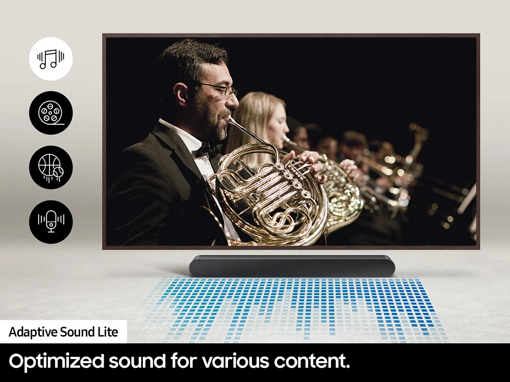 HW-S50B/ZA | 3.0ch All-in-One Soundbar w/ Dolby 5.1 / DTS Virtual:X (2022) | Samsung Business US