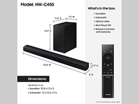 B-series 2.1 ch. Soundbar C450  | Samsung Business US