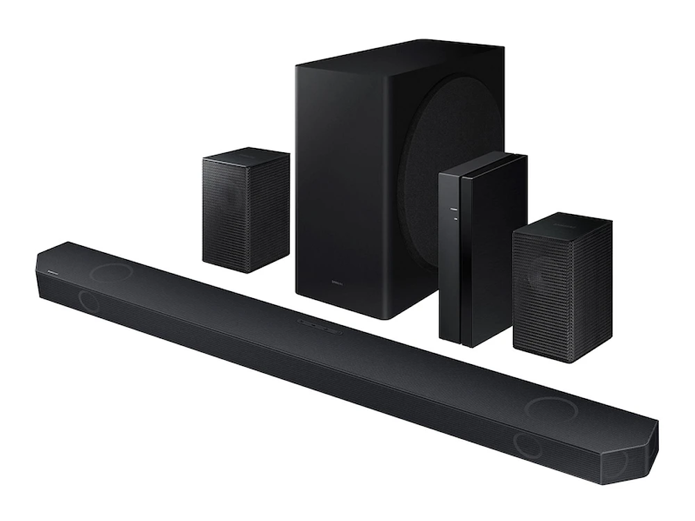 Q-series 9.1.2 ch. Wireless Dolby ATMOS Soundbar + Rear Speakers w/ Q-Symphony / HW-Q910D