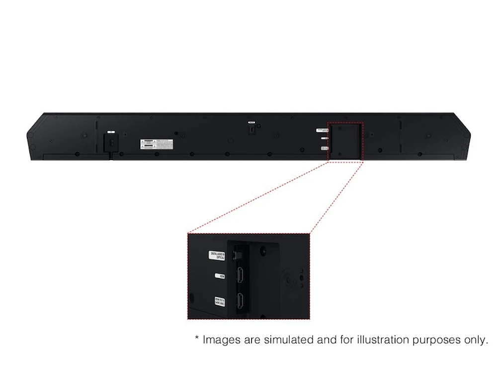 Q-series 3.1.2 ch. Wireless Dolby ATMOS Soundbar w/ Q-Symphony / HW-QS730D