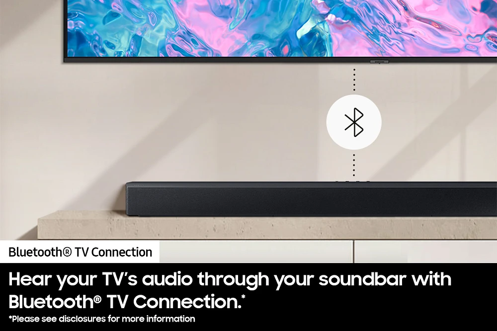 B-series 2.0 ch. Soundbar C400  | Samsung Business US