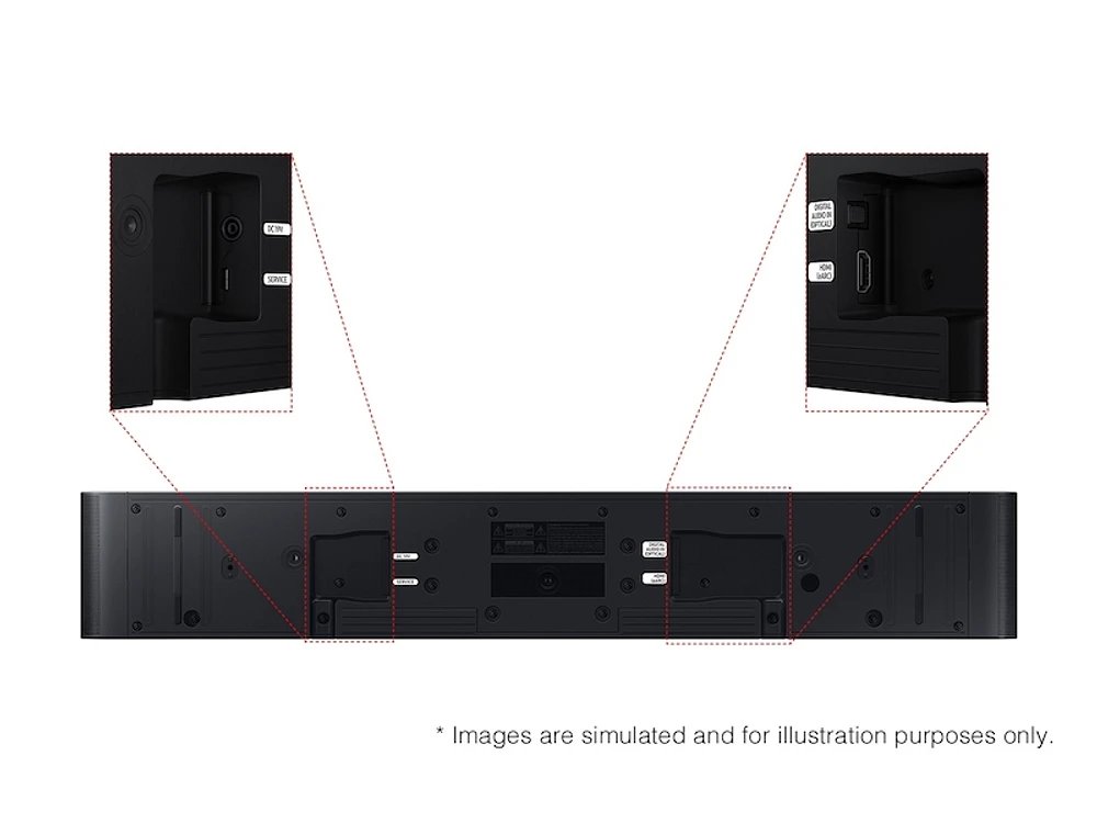 S-series All-in-one 5.0ch. Wireless Dolby ATMOS Soundbar w/ Q-Symphony / HW-S60D