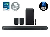 HW-Q990C/ZA | Q-series 11.1.4 ch. Wireless Dolby ATMOS Soundbar + Rear Speakers w/ Q-Symphony / HW-Q990C (2023) | Samsung Business US