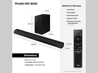 B-series 3.1 ch. Soundbar B650