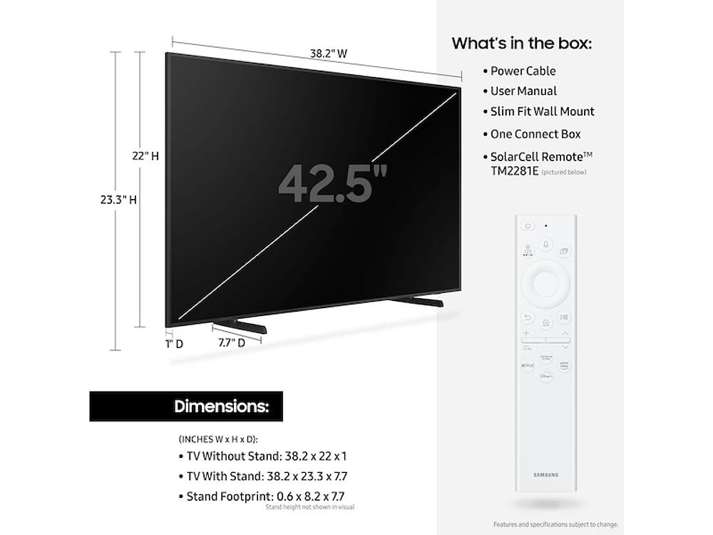 43" Class The Frame QLED 4K LS03B