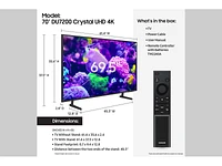 70" Class Crystal UHD DU7200