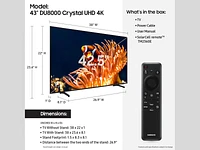 43" Class Crystal UHD DU8000