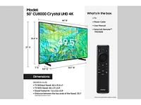 50" Class Crystal UHD CU8000