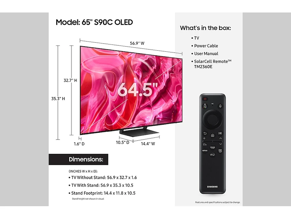 65" Class OLED S90C