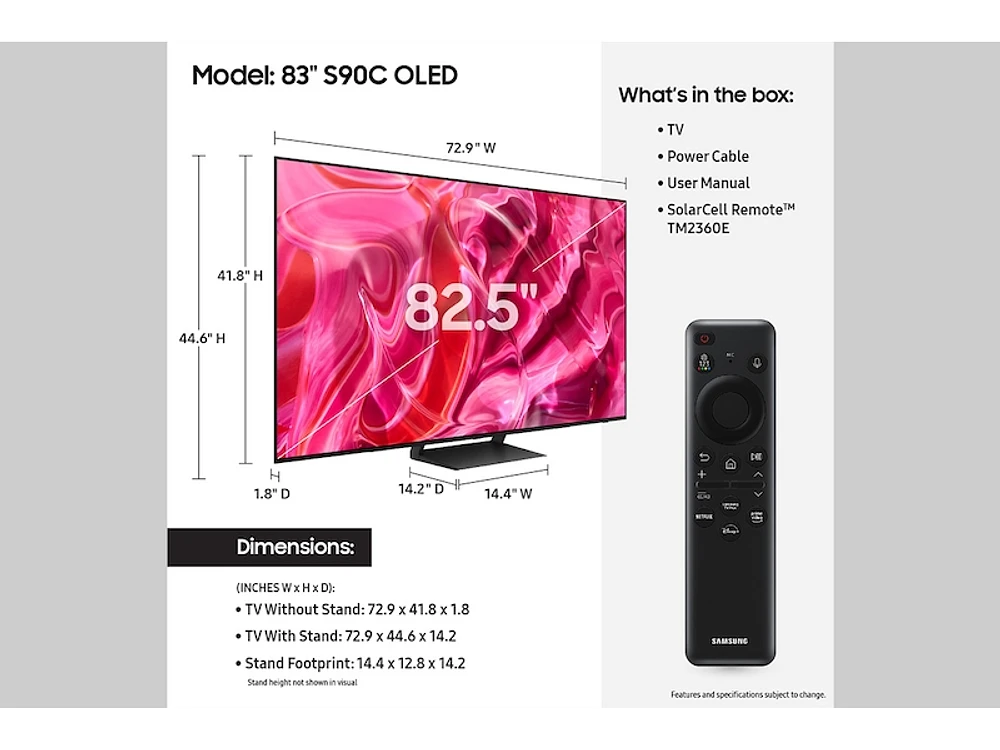 83" Class OLED S90C