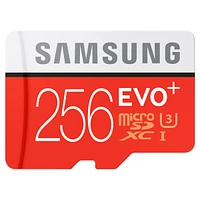 Micro SD EVO+ 256GB Memory Card w/ Adapter Memory & Storage - MB-MC256DA/AM | Samsung US