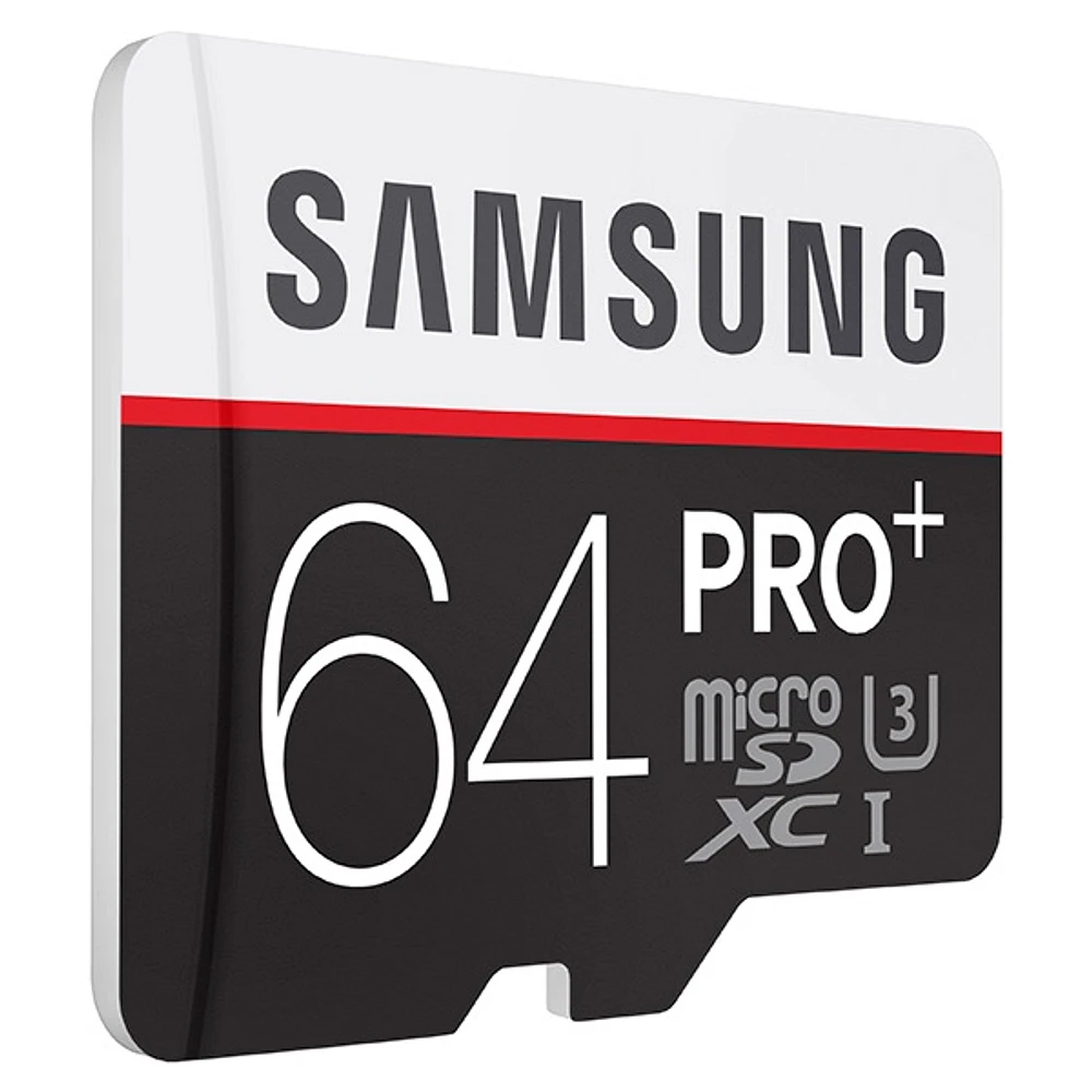 Micro SD PRO+ 64GB Memory Card w/ Adapter Memory & Storage - MB-MD64DA/AM | Samsung US