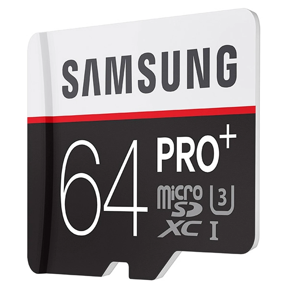 Micro SD PRO+ 64GB Memory Card w/ Adapter Memory & Storage - MB-MD64DA/AM | Samsung US