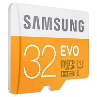 MicroSDHC 32GB EVO Memory Card with Adapter Memory & Storage - MB-MP32DA/AM | Samsung US