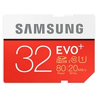 SDHC 32GB EVO+ Memory Card Memory & Storage - MB-SC32D/AM | Samsung US