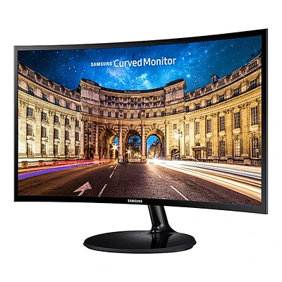 24" CF390 Curved LED Monitor Monitors - LC24F390FHNXZA | Samsung US