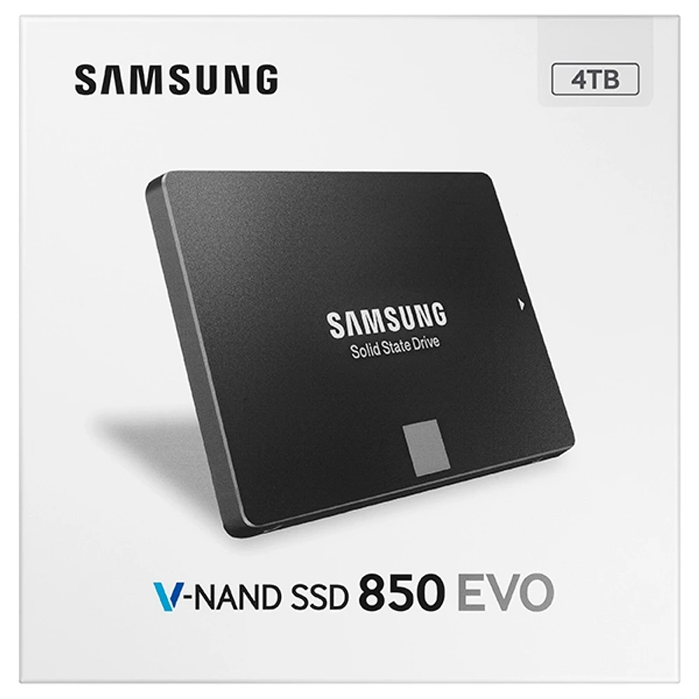 SSD 850 EVO 2.5" SATA III 4TB Memory & Storage - MZ-75E4T0B/AM | Samsung US