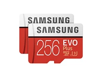 EVO Plus microSDXC Memory Card 256GB 2-Pack Bundle - BNDL-1612370218950 | Samsung US