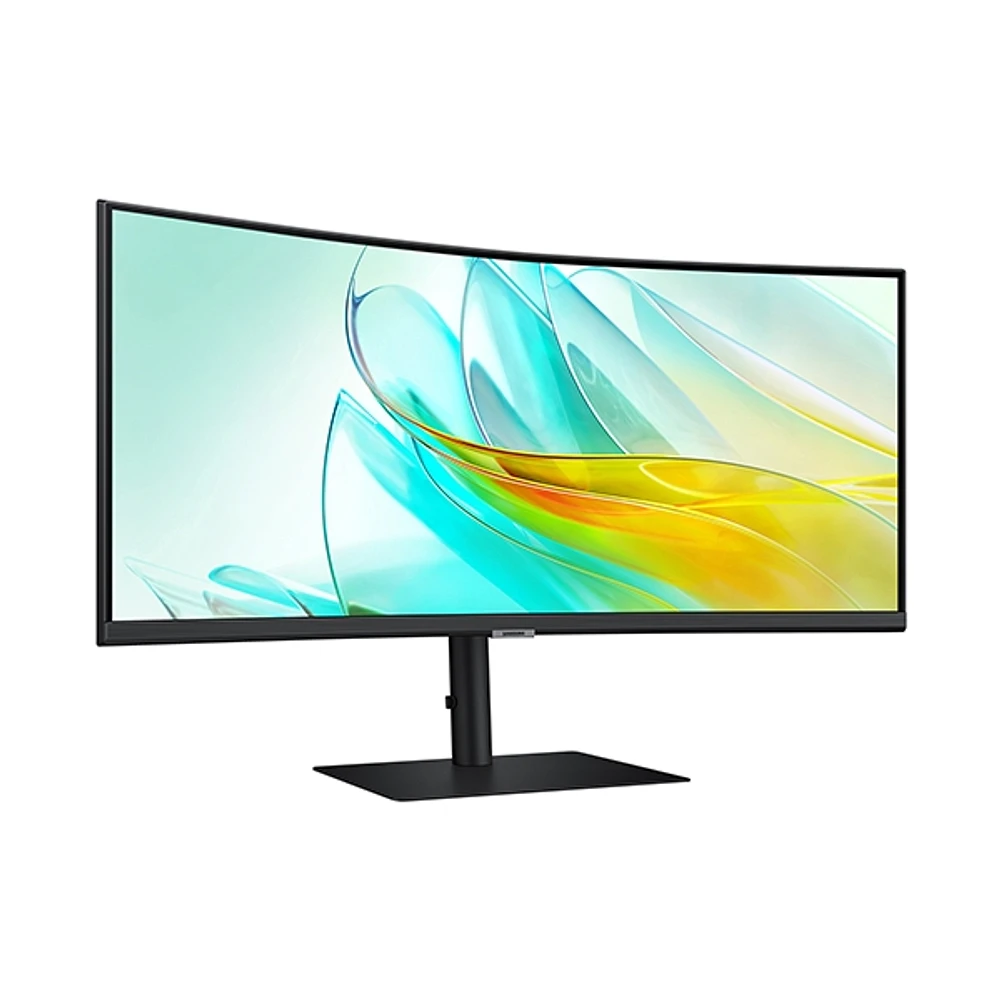 34" ViewFinity S65UC Ultra-WQHD 100Hz AMD FreeSync™ HDR10 KVM Switch Speakers with USB-C Curved Monitor (3-Year Warranty) | Samsung Business