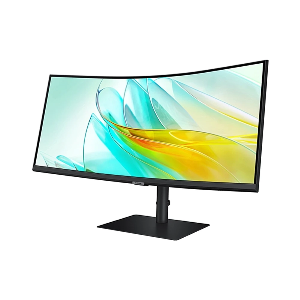 34" ViewFinity S65UC Ultra-WQHD 100Hz AMD FreeSync™ HDR10 KVM Switch Speakers with USB-C Curved Monitor (3-Year Warranty) | Samsung Business