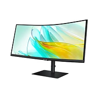 34" ViewFinity S65UC Ultra-WQHD 100Hz AMD FreeSync™ HDR10 KVM Switch Speakers with USB-C Curved Monitor (3-Year Warranty) | Samsung Business