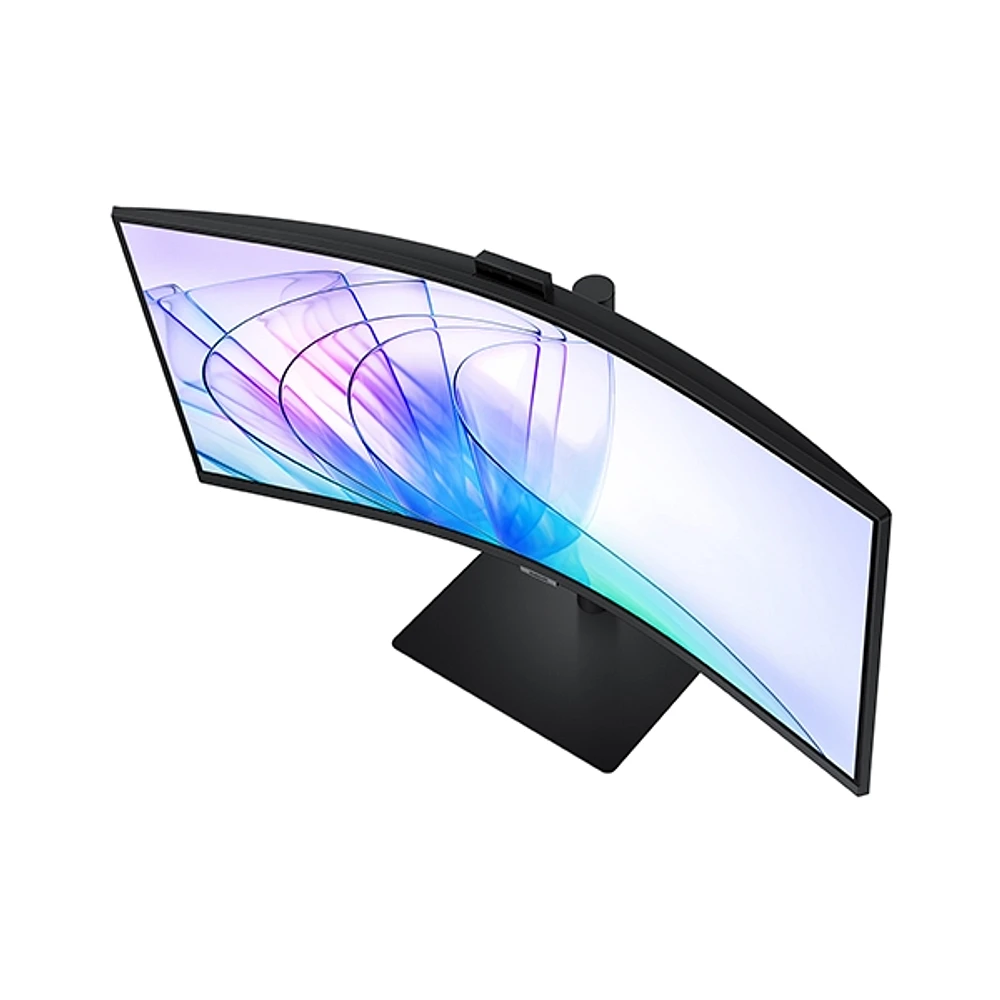 34" ViewFinity S65VC Ultra-WQHD Built-in Webcam 100Hz AMD FreeSync™ HDR10 KVM Switch Speakers with USB-C Curved Monitor (3-Year Warranty) | Samsung Business