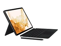 Galaxy Tab S8 / S7 Book Cover Keyboard, Black Mobile Accessories - EF-DT870UBEGUJ | Samsung US