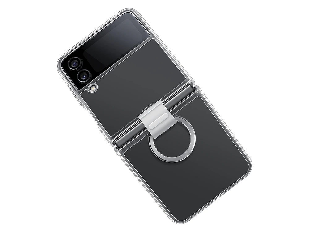 Galaxy Z Flip4 Clear Cover with Ring Mobile Accessories - EF-OF721CTEGUS | Samsung US