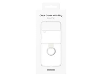 Galaxy Z Flip4 Clear Cover with Ring Mobile Accessories - EF-OF721CTEGUS | Samsung US