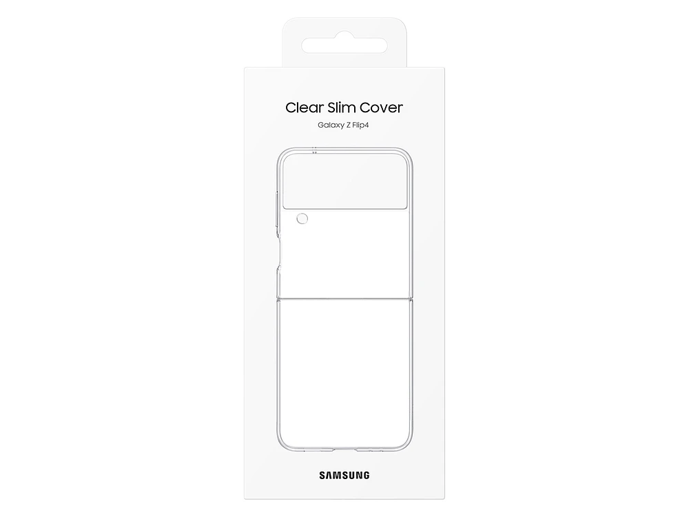 Galaxy Z Flip4 Slim Clear Cover Mobile Accessories - EF-QF721CTEGUS | Samsung US