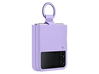 Galaxy Z Flip4 Silicone Cover with Ring Bora Purple Mobile Accessories - EF-PF721TVEGUS | Samsung US