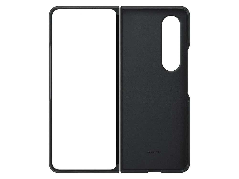 Galaxy Z Fold4 Leather Cover Black Mobile Accessories - EF-VF936LBEGUS | Samsung US