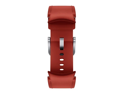 ET-SHR89LREGUJ | Galaxy Watch4, Galaxy Watch4 Classic Hybrid Leather Band, M/L, Red | Samsung Business US