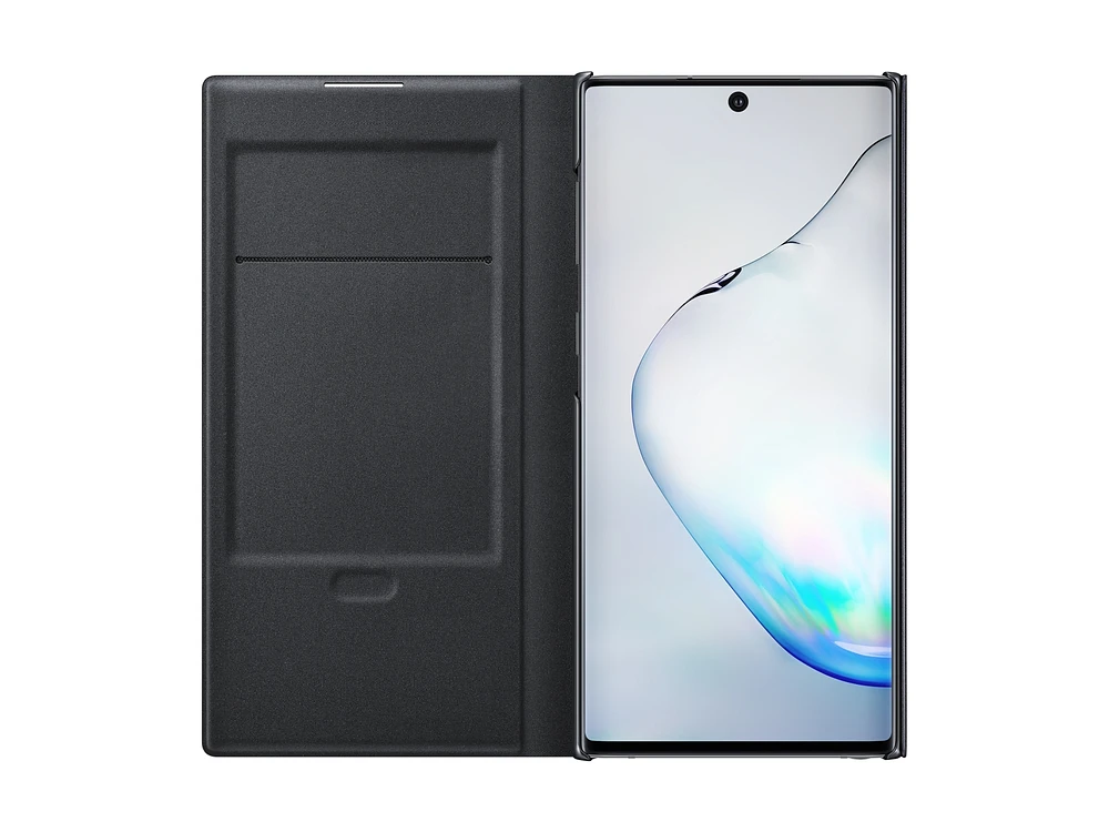 Galaxy Note10 LED Wallet Cover, Black Mobile Accessories - EF-NN970PBEGUS | Samsung US