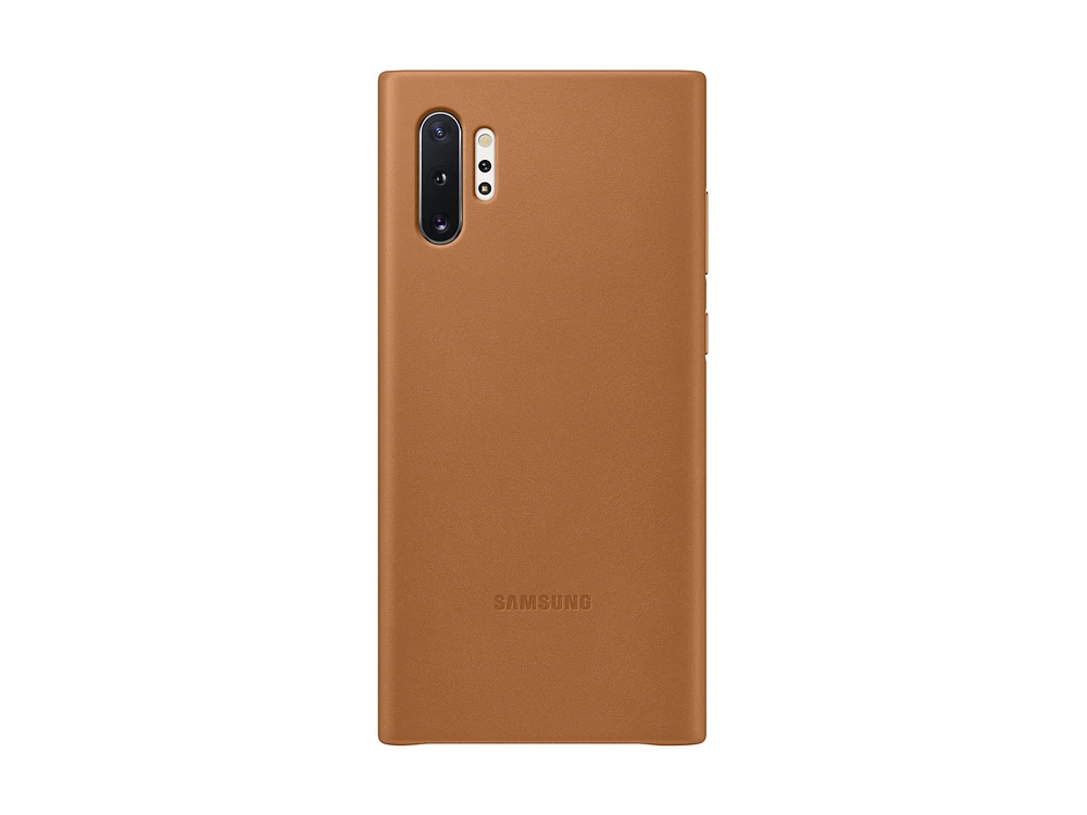 Galaxy Note10+ Leather Back Cover, Tan Mobile Accessories - EF-VN975LAEGUS | Samsung US